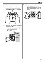 Preview for 15 page of Panasonic KX-HNS104FX Installation Manual