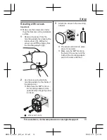 Preview for 15 page of Panasonic KX-HNS107C Installation Manual