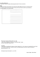 Preview for 91 page of Panasonic KX-HTS Series Manual