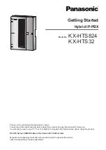 Panasonic KX-HTS32 Getting Started предпросмотр