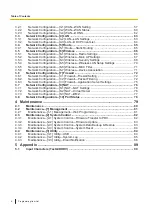 Preview for 6 page of Panasonic KX-HTS32 Programming Item List