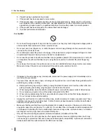 Preview for 10 page of Panasonic KX-HTS824 Getting Started