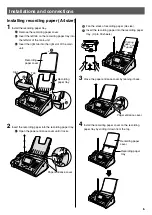 Предварительный просмотр 5 страницы Panasonic KX-L5CL; KX-L5CW Quick Reference Manual