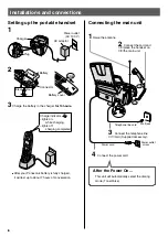 Предварительный просмотр 6 страницы Panasonic KX-L5CL; KX-L5CW Quick Reference Manual