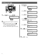 Предварительный просмотр 8 страницы Panasonic KX-L5CL; KX-L5CW Quick Reference Manual