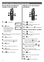 Предварительный просмотр 12 страницы Panasonic KX-L5CL; KX-L5CW Quick Reference Manual