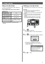 Предварительный просмотр 21 страницы Panasonic KX-L5CL; KX-L5CW Quick Reference Manual