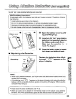 Предварительный просмотр 23 страницы Panasonic KX-L783A Operating Instructions Manual