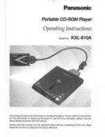 Panasonic KX-L810A Operating Instructions Manual preview