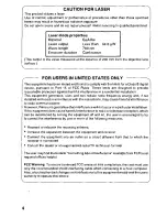 Preview for 4 page of Panasonic KX-LD721 Operating Instructions Manual