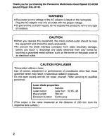 Preview for 2 page of Panasonic KX-LD745 Operating Instructions Manual