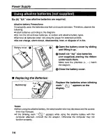 Preview for 14 page of Panasonic KX-LD745 Operating Instructions Manual