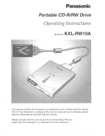 Panasonic KX-LRW10A Operating Instructions Manual preview