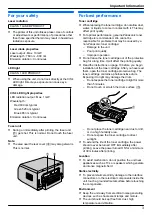 Preview for 3 page of Panasonic KX-MB1500E Operating Instructions Manual