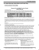 Preview for 9 page of Panasonic KX-MB2000 Important Information Manual