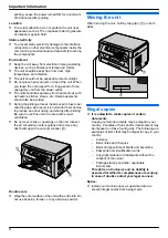 Предварительный просмотр 4 страницы Panasonic KX-MB2000HX Operating Instructions Manual