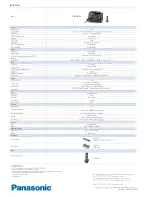 Preview for 4 page of Panasonic KX-MB2061 Specifications