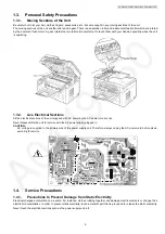 Preview for 5 page of Panasonic KX-MB2061CXB Service Manual