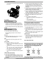 Предварительный просмотр 4 страницы Panasonic KX-MB2061E Important Information Manual