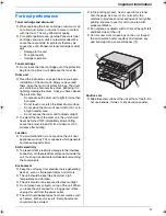 Предварительный просмотр 3 страницы Panasonic KX-MB261E Operating Instructions Manual