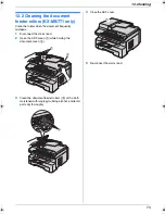 Предварительный просмотр 73 страницы Panasonic KX-MB261E Operating Instructions Manual