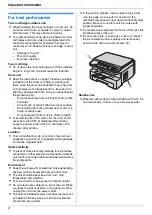 Предварительный просмотр 4 страницы Panasonic KX-MB262CX Operating Instructions Manual