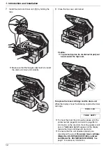 Предварительный просмотр 12 страницы Panasonic KX-MB262CX Operating Instructions Manual