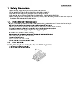 Предварительный просмотр 3 страницы Panasonic KX-MB262CX Service Manual