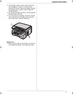 Предварительный просмотр 7 страницы Panasonic KX-MB263HX Operating Instructions Manual