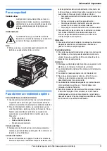 Предварительный просмотр 3 страницы Panasonic KX-MB3020 - Laser Multi-Function Printer Instrucciones De Funcionamiento