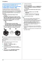 Предварительный просмотр 28 страницы Panasonic KX-MB3020 - Laser Multi-Function Printer Instrucciones De Funcionamiento