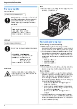 Предварительный просмотр 4 страницы Panasonic KX-MB3150CX Operating Instructions Manual