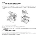 Предварительный просмотр 4 страницы Panasonic KX-MB783BR Service Manual