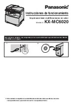 Preview for 1 page of Panasonic KX-MC6020 Instrucciones De Funcionamiento