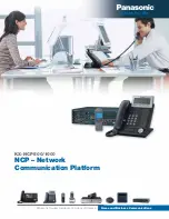 Preview for 1 page of Panasonic KX-NCP1000 Brochure & Specs