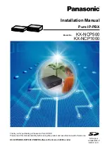 Panasonic KX-NCP1000 Installation Manual preview