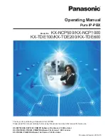 Panasonic KX-NCP1000 Operating Manual preview