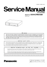 Preview for 1 page of Panasonic KX-NCP1000GR Service Manual