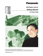 Panasonic KX-NCV200 Getting Started Manual предпросмотр