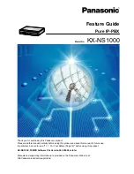 Panasonic KX-NS1000 Manual preview