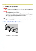 Preview for 20 page of Panasonic KX-NS300 Getting Started