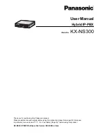 Panasonic KX-NS300 User Manual preview