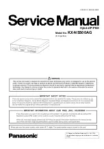 Preview for 1 page of Panasonic KX-NS500AG Service Manual