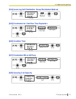 Preview for 37 page of Panasonic KX-NS700 Programming Manual