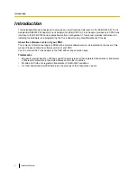 Preview for 2 page of Panasonic KX-NS8188 Installation Manual