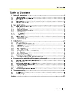 Preview for 3 page of Panasonic KX-NS8188 Installation Manual