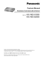 Panasonic KX-NSX1000 Manual preview