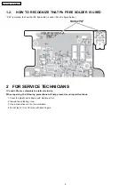 Preview for 4 page of Panasonic KX-NT265X Service Manual