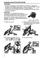 Предварительный просмотр 14 страницы Panasonic KX-NT303 Quick Reference Manual