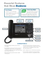 Предварительный просмотр 4 страницы Panasonic KX-NT400 Brochure & Specs